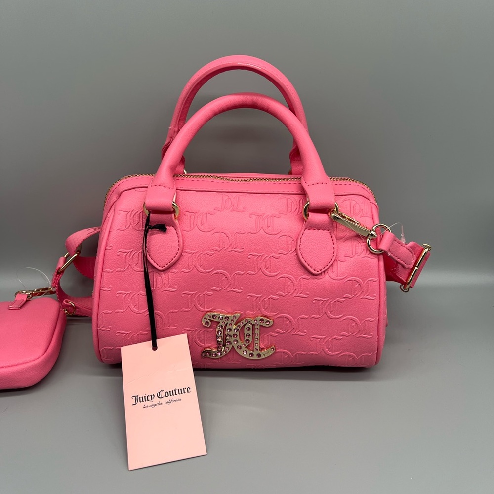 Juicy couture all about that bling satchel purse